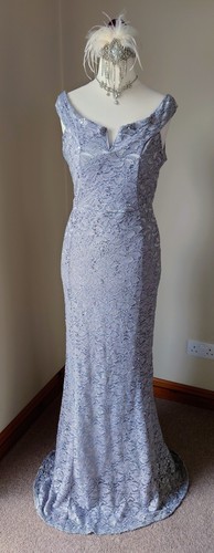 Quiz silver grey - quiz, lace