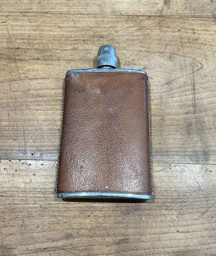 Vintage leather bound pocket - leather,