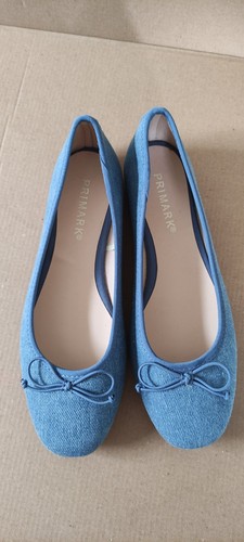Primark blue denim bow - denim, ballet