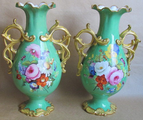 Minton porcelain pair - porcelain, of