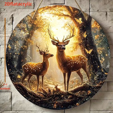 Woodland Deer Wildlife Plaque
