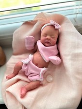 mini silicone doll Wren reborn doll