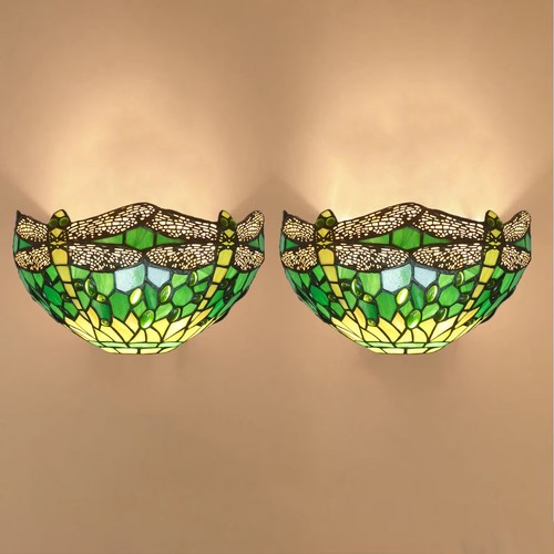 Pair dragonfly style tiffany - pair,