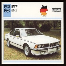 1978 - 1985  BMW  635 CSi