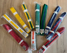 TKD Karate Judo Taekwondo Coloured Cotton Belt Martial Arts All colours & sizes