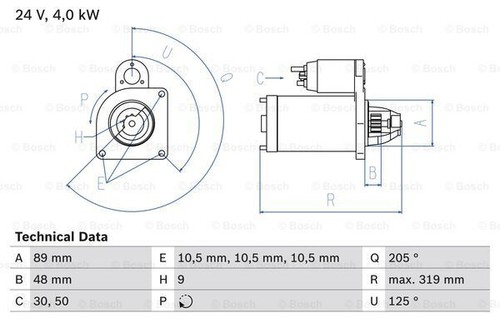 986 017 240 bosch starter - 017,