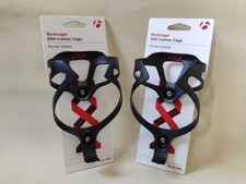 BONTRAGER XXX BLACK CARBON BOTTLE CAGE SUPERLIGHT PAIR + BOLTS