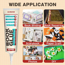 Book Glue, Dries Clear &