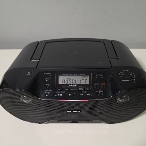 Sony rs70btb stereo boombox - sony,