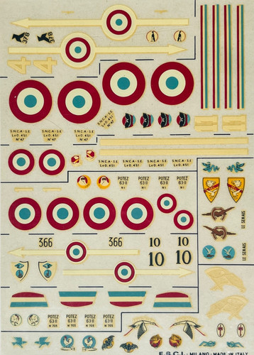 Esci decals 72 - 1:72, potez