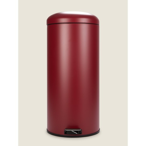 Red 30l pedal bin - red, kitchen