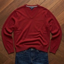 Lands' End Mens L V-Neck