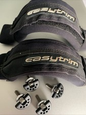 Wakeboard ‘Easytrim’ Bindings & 4 Off M6 Wing Bolts (From A Bic Board)