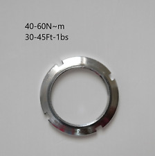 Track Bike Lock Ring Fixed Gear Fixie - Silver 40-60Nm