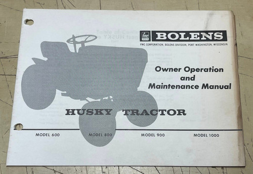 Vtg 1960s bolens husky tractor - 1960s,