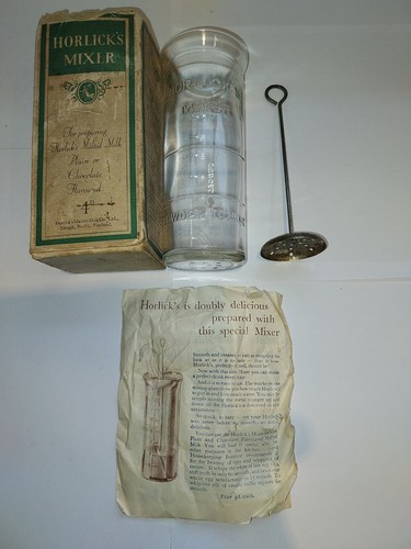 Rare vintage horlicks mixer - rare,