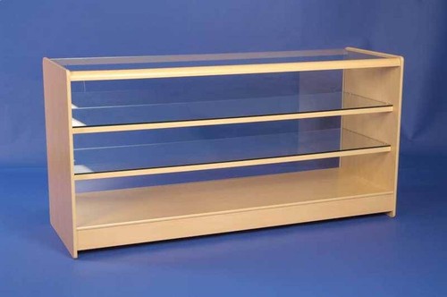 Maple glass display counter - glass,