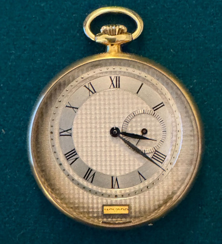 Movado 18k gold pocket watch - 18k,