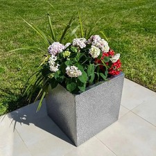 Zinc Galvanised Square Planter