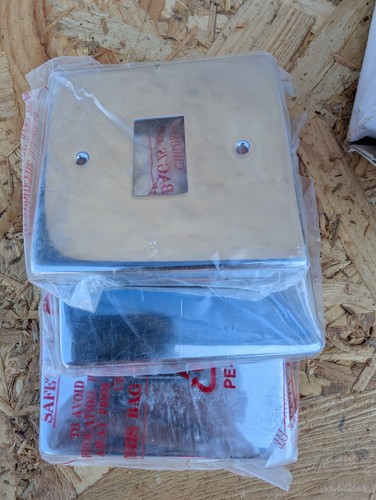 Argos single chrome switch - 3x,