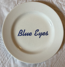 BLUE EYES FRANK SINATRA 6.5" WHITE PLATE