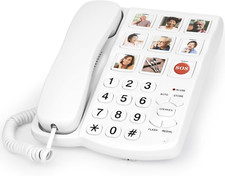 Big Button Phones for Elderly and Dementia Sufferers Loud Ringer House Landline