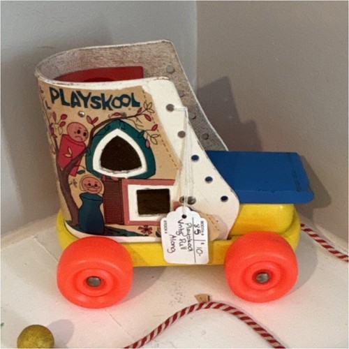 Playskool wooden pull - pull, toy
