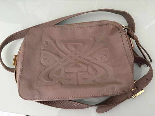 Biba embossed logo beige - biba,