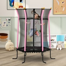 HOMCOM 5.4FT Kids Trampoline