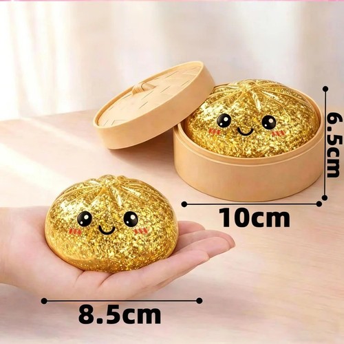 Large glitter dumpling squishy - dumpling,