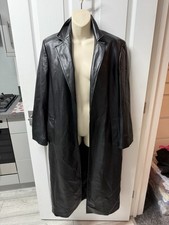 Zara Black Faux Leather Long