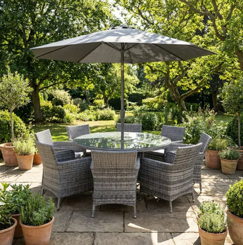 Monaco seater round rattan - round,