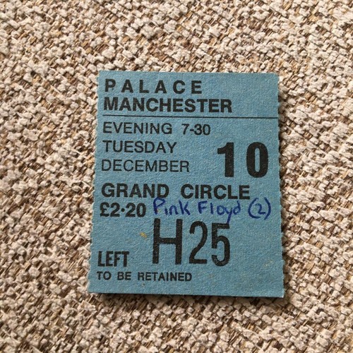 Pink floyd ticket palace - pink,