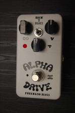Custom Made Freekish Blues Alpha Drive II Authentic Dumble Red Dot Guitar Pedal