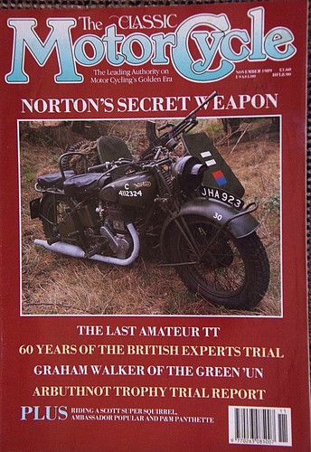Classic motorcycle nov - motorcycle, 1989