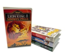 Lot Of 4 Disney Movies VHS