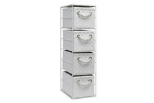 Arpan White 4 Drawer Storage