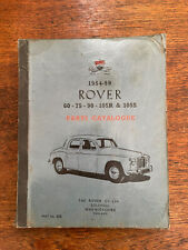 1954-1955 Rover 60 75 90 105R