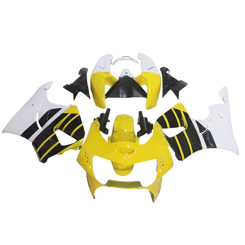 Yellow white black fairings - white,