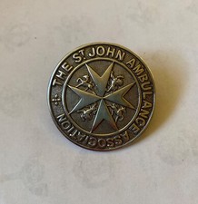 Vintage St John Ambulance Brigade Cap Badge