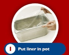 Bain marie Pot liners Easy