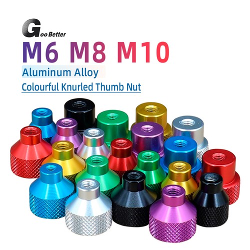 Knurled thumb nut anodizing - nut,