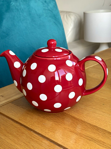 London pottery globe teapot - pottery,