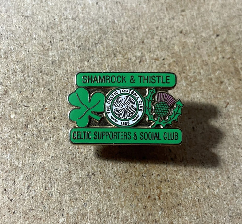 Celtic enamel football badge - celtic,