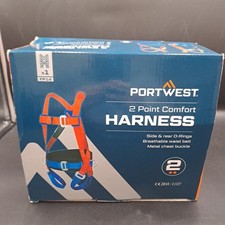PORTWEST 2 Point Safety Harness Comfort Fall Protection Arrest Full Body FP14