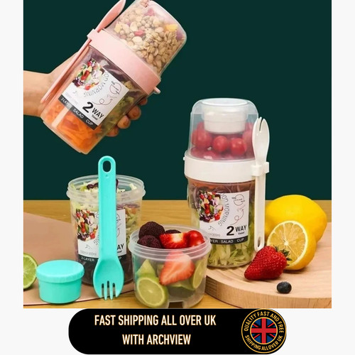 Yoghurt cup with - cup, spoon