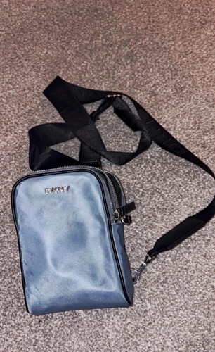 Dkny blue synthetic - neck, pouch