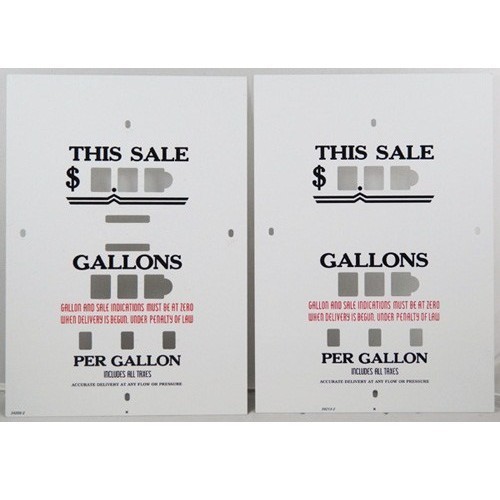 Pair wayne pump faces - pair,