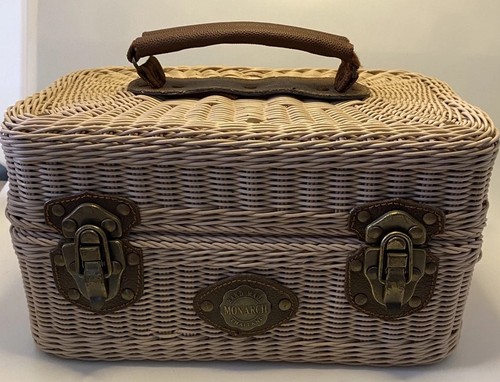 Vintage monarch wicker - wicker, storage