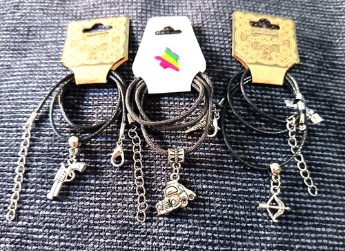 Charm cord necklaces - charm,